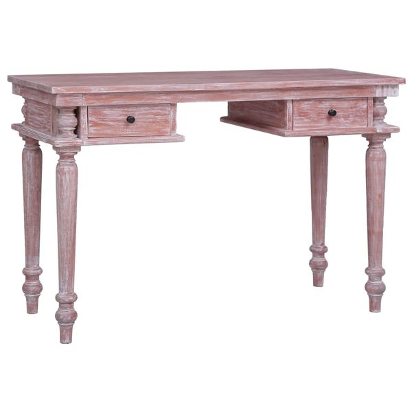 vidaXL Písací stôl 115x50x78 cm masívne mahagónové drevo