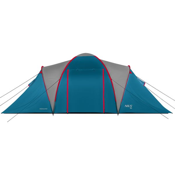 Rodinný stan NILS Camp NC6031 Highland modrý/svetlo šedý