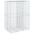 vidaXL Gabiónový kôš s krytom 150x100x200 cm pozinkované železo
