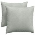 vidaXL Vankúše na pohovku 2 pcs Svetlosivá 45 x 45 cm