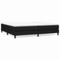 vidaXL Posteľný rám s boxspringom čierny 200x200 cm látka