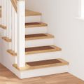 vidaXL Protišmykové schodové rohože 15 ks 60 x 25 cm Žltá PP
