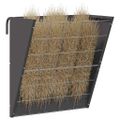 vidaXL Visací feeder na seno Čierna 61 x 33 x 66 cm