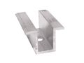 Úchyt stredový univerzálny U-24, L50 mm strieborný pre FV panel