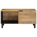 vidaXL Konferenčný stolík Hnedý 80x50x40 cm Masívne drevo Mango