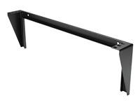 19 in - Steel - Vertical Mounting Bracket for Networking and Data Equipment (RK119WALLV) - Montážny držiak - montáž na stenu - čierna - 1U - 19" - pre P/N: SV831DUSBUK