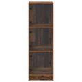 vidaXL Highboard Staré drevo 35 x 37 x 109 cm Kompozitné drevo