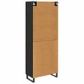 vidaXL Highboard 2 ks Čierny dub 69,5 x 34 x 180 cm