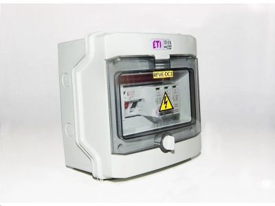 Rozvádzač ETI 001105400 RFVE-DC1-1-T12 1 string IP65 (DC pre FVE)