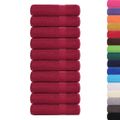 vidaXL Sprchové osušky FROGN 10 ks bordové 70x140 cm 360 g/m²