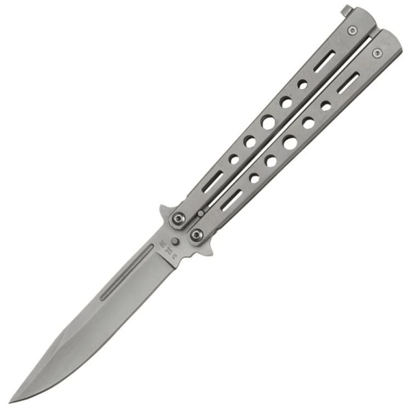 JOKER JKR0055 JKR BUTTERFLY vreckový nôž - motýlik 10 cm, celooceľový