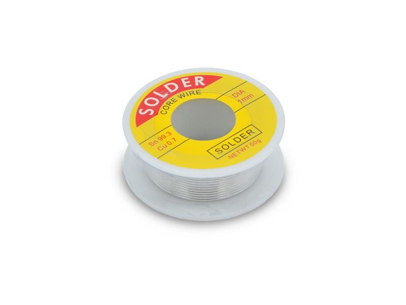 Cín 1.0mm 50g 99,3%Sn 0,7%Cu + tavidlo 2%