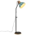 vidaXL Podlahová lampa 25 W šmuhovaná modrá 30x30x100-150 cm E27