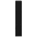vidaXL Stenná polica Čierny dub 60 x 11 x 60 cm Kompozitné drevo