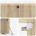 vidaXL Nástenná TV skrinka Dub sonoma 98 x 31 x 30 cm Kompozitné drevo