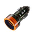 BWOO PD car charger 1x USB-C - USB-A port 38W transparent