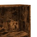 vidaXL Knižnica dymový dub 40x24x109 cm kompozitné drevo