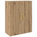 vidaXL Highboard Remeselný dub 69,5 x 34 x 180 cm Kompozitné drevo