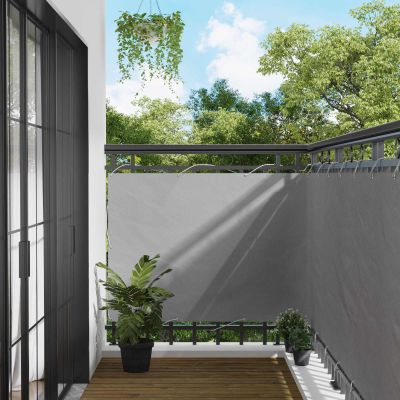 vidaXL Balkónová obrazovka 120 x 200 cm PU potiahnutý oxford alu