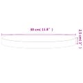 vidaXL Stolová doska Ø30x2,5 cm okrúhla masívny buk