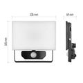 LED reflektor EMOS ZS2922 TAMBO so senzorom pohybu, 20 W, 2000 lm, čierny