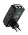 MHPower napájací POE adaptér 12 V 1,5 A 18 W priamo do zásuvky s LED