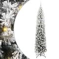 vidaXL Umelý vianočný stromček Zelená 240 cm PVC, oceľ a plast