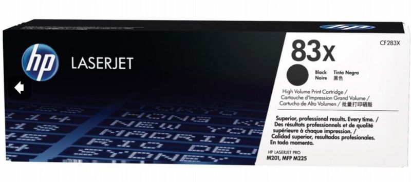 HP tlačová kazeta čierna veľká, CF283X