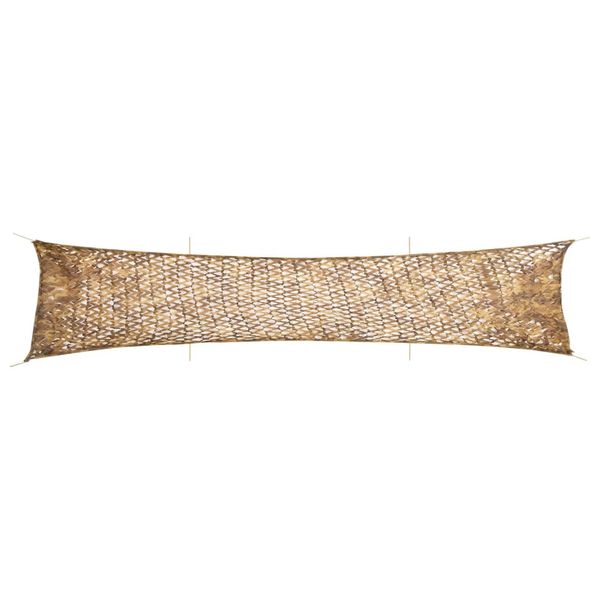 vidaXL Maskovacia sieť s úložnou taškou 706x140 cm piesková