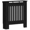 vidaXL Kryt radiátora Čierny dub 78 x 19 x 81,5 cm Kompozitné drevo