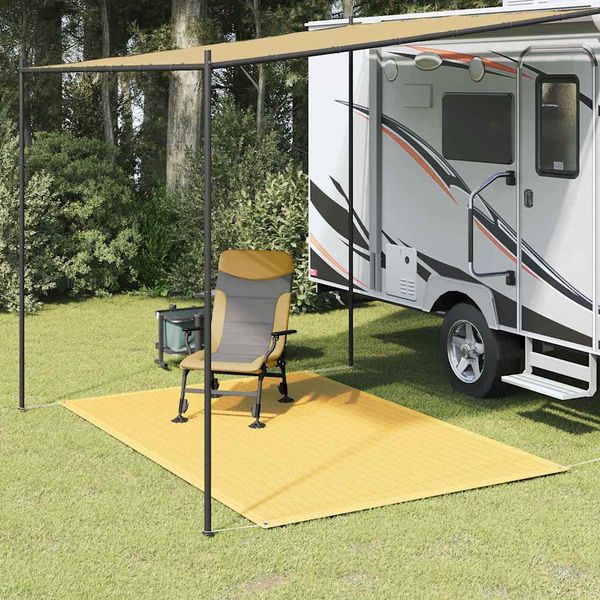 vidaXL Koberec do stanu béžový 250x200 cm HDPE
