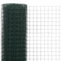 vidaXL Drôtené pletivo, oceľ potiahnutá PVC 10x0,5 m, zelené