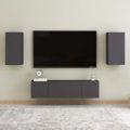 vidaXL TV skrinky 2 ks, sivé 30,5x30x60 cm, kompozitné drevo