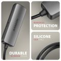 AXAGON RVC-HI8KPD, USB-C -> HDMI 2.1 redukce / adaptér, 8K/60Hz, 4K/144Hz, HDR10+, PD100W Adaptér, aktivní, USB-C (M) na HDMI 2.1 (F), 8K, 60Hz, 4K, 144Hz, 0,16m, HDCP 2.3, PD 100W, cerno-stríbrný