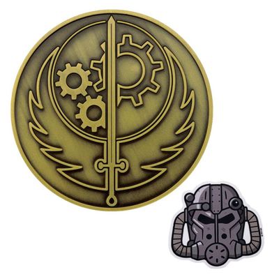 Zberateľský medailón Fallout - Brotherhood of Steel