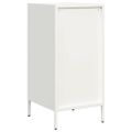 vidaXL Komoda biela 35x39x73,5 cm oceľ valcovaná za studena