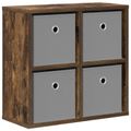 vidaXL Servírovacia skriňa Dymová dub 49,5 x 22 x 47 cm