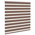 vidaXL Zebra roleta hnedá 150x150 cm šírka látky 145,9cm polyester
