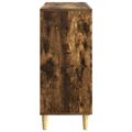 vidaXL Servírovacia skriňa Dymový dub 89 x 34,5 x 80 cm