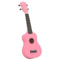 vidaXL Sopránové ukulele s taškou pre deti ružové 21"