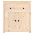 vidaXL Komoda 70x35x80 cm borovicový masív