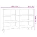 vidaXL Komoda tmavý dub 103,5x35x70 cm drevotrieska