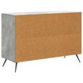 vidaXL Servírovacia skriňa so zásuvkou Betónovo sivá 89 x 34,5 x 60 cm