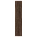 vidaXL Botník so 4 výklopnými zásuvkami hnedý dub 60x42x204 cm