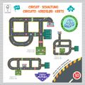 Crazy Motors Mestský okruh (Obrovské puzzle – 26 ks)