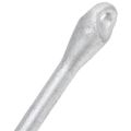 vidaXL Skladacia kotva strieborná 1,5 kg kujné železo