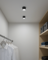Q-10AD LED Stropné bodové svetlo 3CCT čierne QTEC