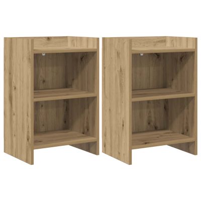 vidaXL Nočné stolíky 2 pcs Dub artisan 40 x 30 x 60 cm
