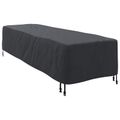 vidaXL Pokrývka na ležadlá Jednofarebný Čierna 74 x 210 x 40 cm látka