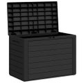 vidaXL Záhradný úložný box antracitový 78x44x55 cm